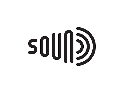 Sound v2 design illustration inspiration lettermark logo logodesign sound typography vector wordmark