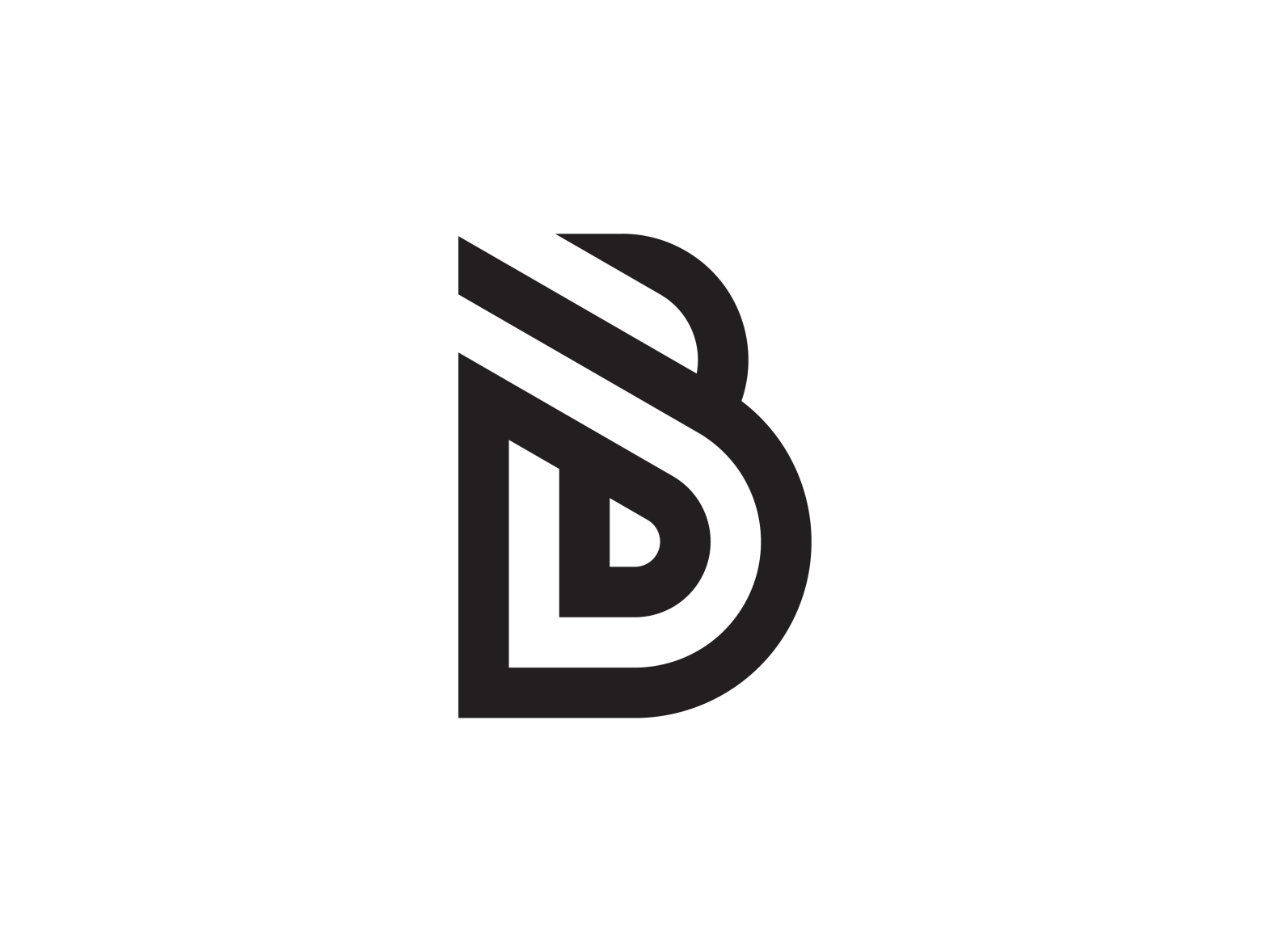 BD monogram by logojoss on Dribbble