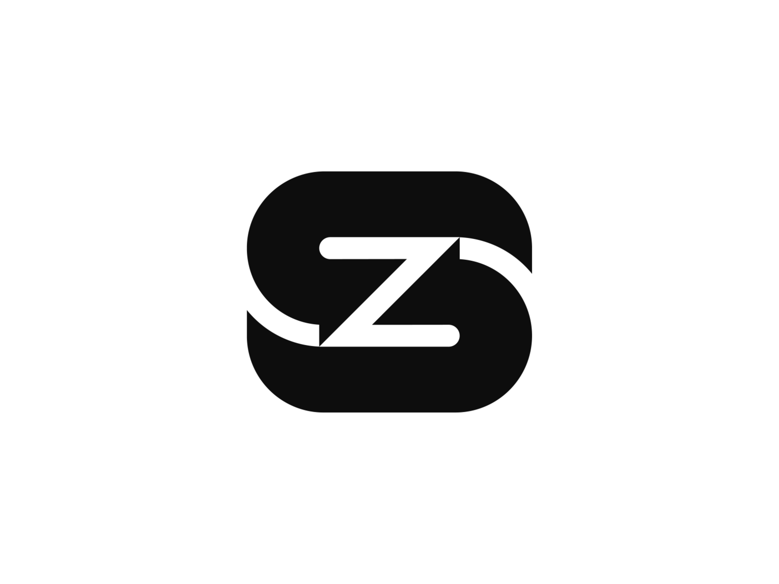 Sz Logo S Z Design White Stock Vector (Royalty Free) 1819167050 |  Shutterstock