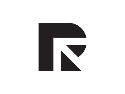 R + Arrow alphabet logo arrow logo brand design icon identity illustration lettermark logo logodesigns negative space logo r logo r mark