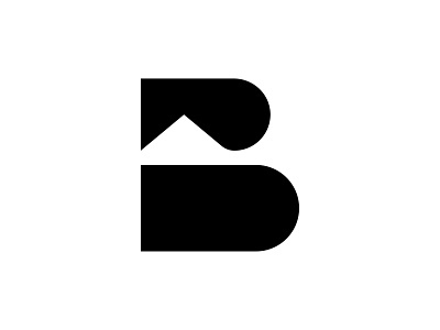 B House ( v.2 ) b b logo brand design home house icon identity illustration lettermark logo logodesign minimal negative space real estate simple vector