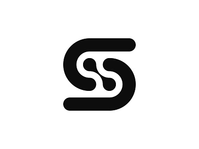S Tech brand branding data design digital dots icon identity illustration internet lettermark logo logodesign logoforsale neuron s s logo technology vector web