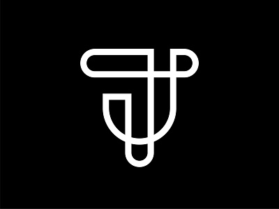 TJ brand branding design for sale icon identity letter tj lettermark logo logo design logo for sale logo inspiration minimal minimalist monogram monoline simple tj logo