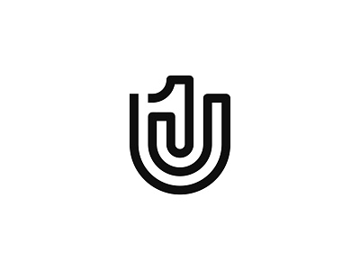 U + 1 art brand mark creative logo creativity graphic design graphic designer logo logo mark logodesigner monogram simple logo wear