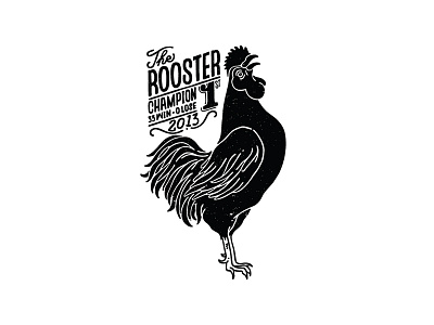 The Rooster art artwork betrayerfamily bw illustration lettering