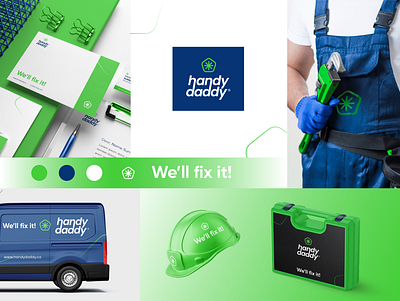 Handy Daddy - Home Appliance Repair Service adobe illustrator adobe photoshop baku brand identity branding design graphic design logo