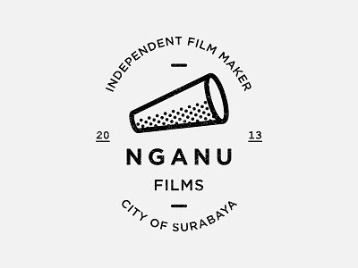 Nganu Films art artwork badge badge logo design film graphicdesign illustration logo logodesign minimalist symbol vector