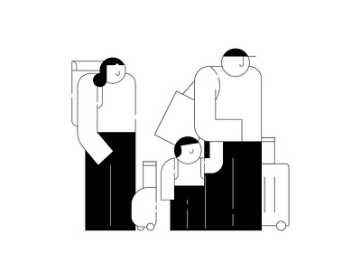 Family art artwork character design designstripe graphicdesign illustration minimalist vector