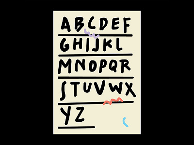 Kixheat Handwritings akronim alphabet artwork design font graphicdesign handwriting kixheat typeface typography