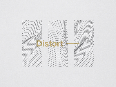 Distort artwork design graphicdesign illustration lineart minimalist vector