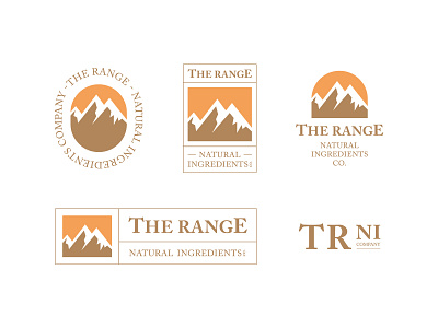 The Range - Exploration artwork brand brand identity branding branding design design graphicdesign logo logodesign mountain symbol typography