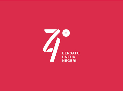 HUT RI 74 - Concept branding design graphicdesign independence day indonesia logo symbol