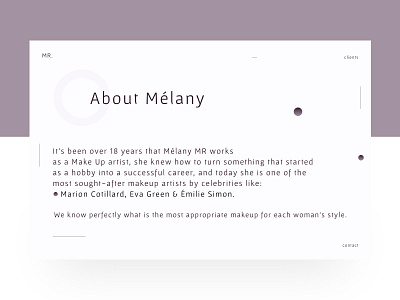 Mélany MR. - Artist