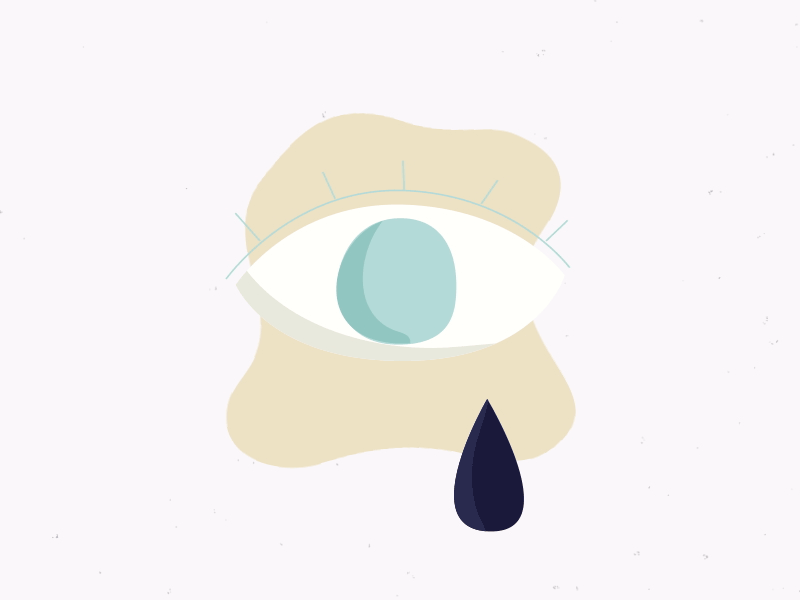 Tear Drop animation blink cry eye gif icon look loop motion tear