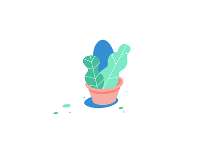 Lil' Plants design illustration plant pot small smol