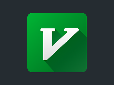 Vim Replacement Icon green icon vim