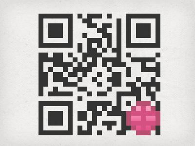 (Working) Personalized Dribbble QR Code