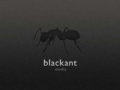 Black Ant Logo dark logo texture