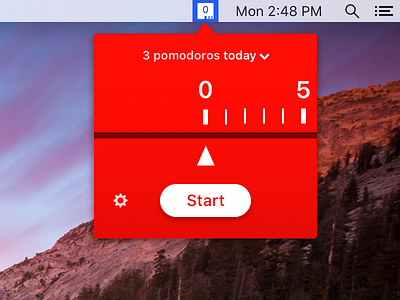 Pomodoro menubar app