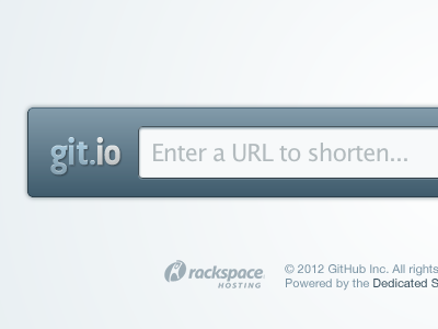 git.io URL shortener
