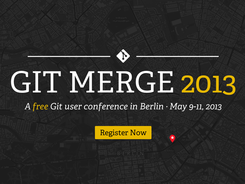 Git Merge Conference Site by Jason Long for GitHub on Dribbble