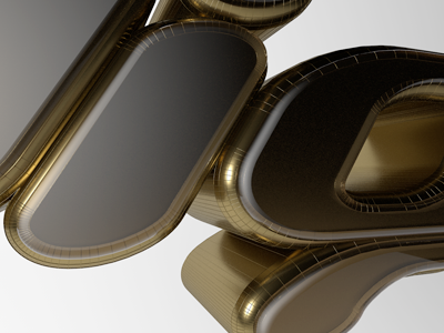 Digito close up 3d cinema 4d typography