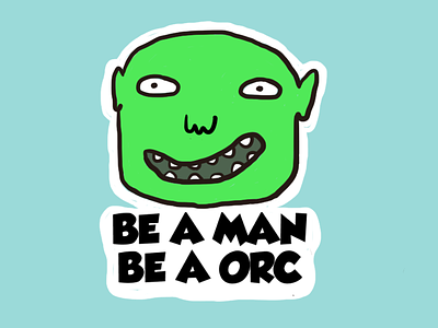 Orc Sticker orc sticker
