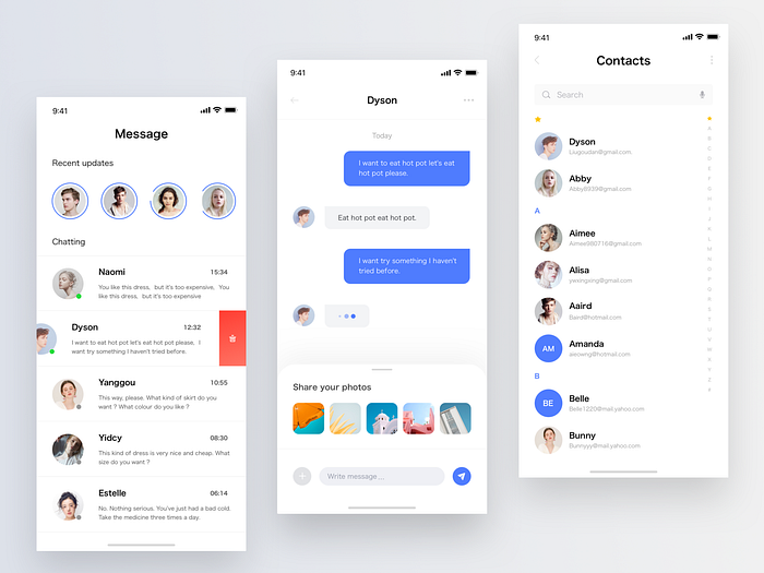 Social App Concept by 刘狗蛋 for DCU on Dribbble