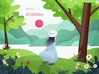 hello dribbble dribbble hello iiiustrator sketch