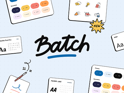 Batch new logo ✨ brand brand identity branding clean logo color graphic design handdrawn logo logo design logomark minimalistic logo tech typography