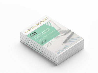 GR-1 Annual Report branding brochure design business corporate branding design flatdesign identity branding illustration layout layout design mockup print