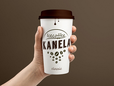 Канела Ајс кафе / Kanela Icecoffee to go brand coffee concept identity branding illustration logo logo design mockup print redesign concept