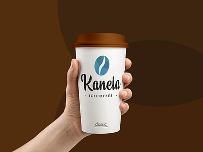 New logo Kanela - Ice coffee to go