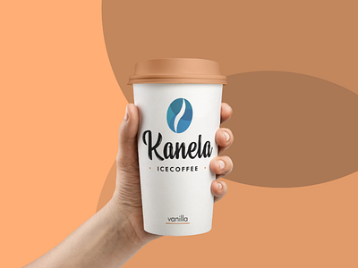 New logo Kanela - Ice coffee to go