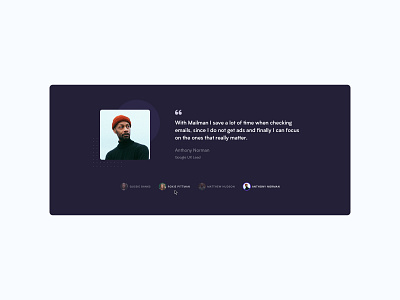 Quote Mailman design flat ui ux web