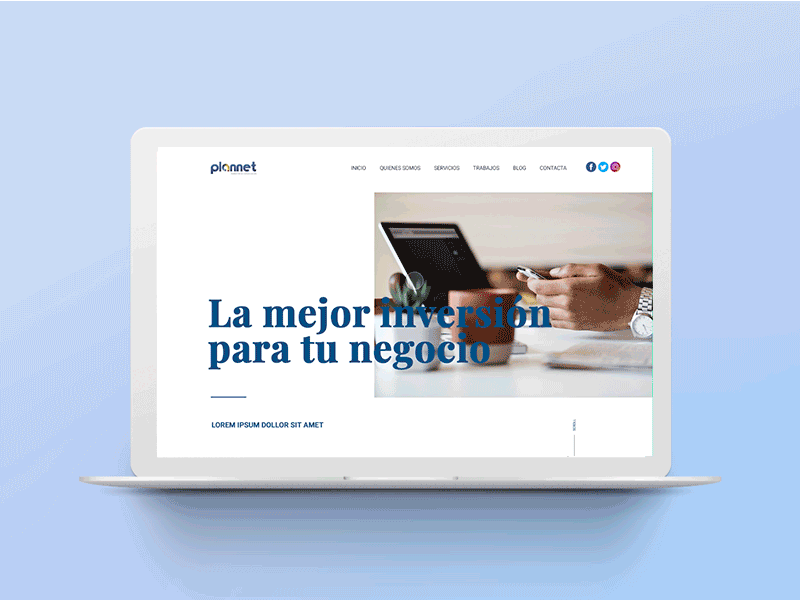 Consulty agency design ui web