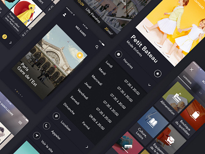 En Gare - Mobile application app application design freelance interface ios iphone paris service sncf ui ux