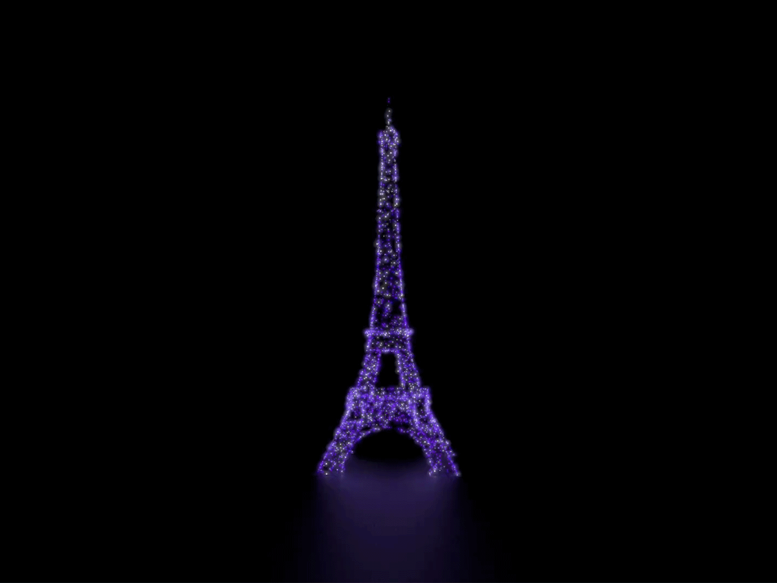 Paris to Sydney animation cinema4d cities dark mode darkmode motion design particles