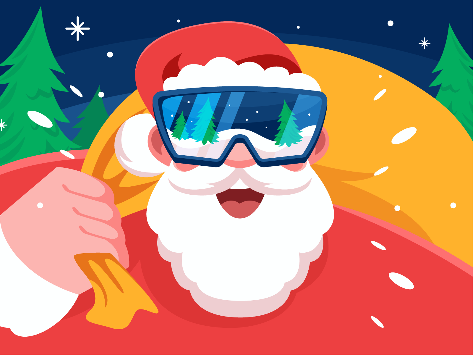 🎅 Santa is coming to Town by Fábio Lobo for Quadrato on Dribbble