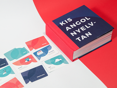Language Learning Kit book card design flashcard graphic design illustraion language learning pop up