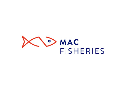Mac Fisheries logo redesign fish graphic design logo redesign
