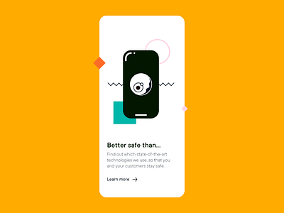 Better Safe Than... clean design eye illustration minimal privacy safe sdh typography ui ux vector
