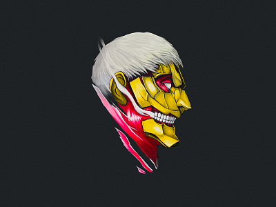 Armored Titan Fan Art attack on titan digital painting fan art shingeki no kyojin