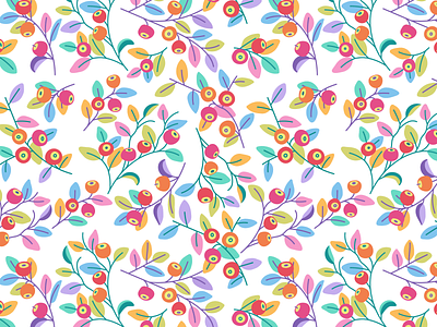 Bright berry pattern