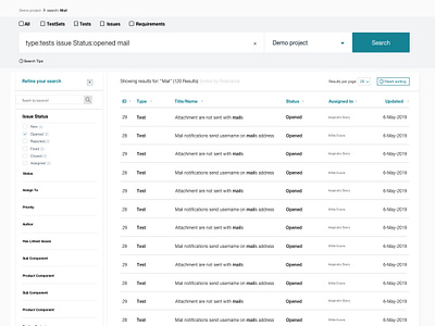 Search Results Page - UI & UX Design by Sigal Rak Viente on Dribbble image.