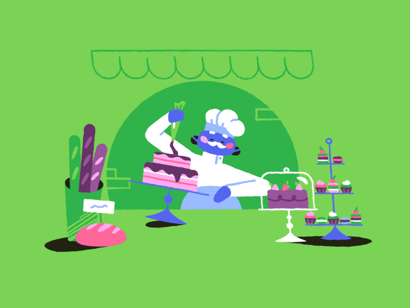 Fooooood by Dinos&Teacups on Dribbble