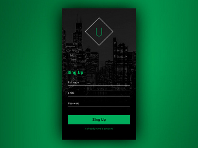 Daily UI 001 • Sign up page