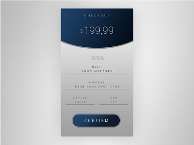 Daily UI 002 • Credit Card Checkout