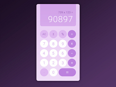 Daily UI 004 • Calculator
