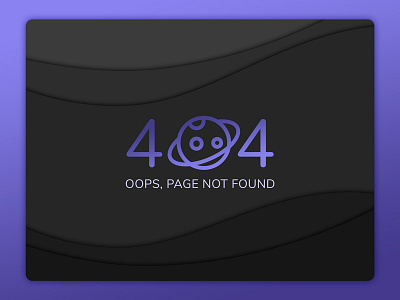 Daily UI 008 • 404 page